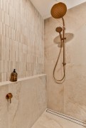 Colosseum Travertine Mosaic with Isla Canyon Ivory 596x1195mm