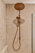 Code Nature Round Rainhead Brushed Bronze