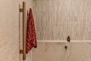 Colosseum Travertine Mosaic with Isla Canyon Ivory 596x1195mm