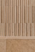 Colosseum Travertine Mosaic with Isla Canyon Ivory 596x1195mm