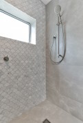 Fish Scale Carrara Honed Mosaic 245 x 265