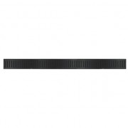 Aquamox Channel Drain Slotted Lid Black Matt 75 x 1500mm CD1500-S-B