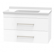 CASHMERE STATESMAN 900 DOUBLE DRAWER WALL ULTRA GLOSS WHITE