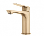 North Basin Mixer Brushed Brass (PVD)
