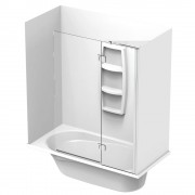 PACIFIC 1525 PACKAGE 3 SIDED MOULDED WITH PLATINUM SWING PANEL