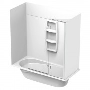 PACIFIC 1655 PACKAGE 3 SIDED MOULDED WITH PLATINUM SWING PANEL