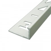 Powder Coated White Gloss L-Angle Trim 10mm x 2.5m