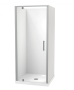 MILLENNIUM 900X900 3 SIDED FLAT SATIN - CENTRE WASTE