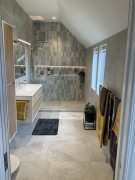 Tint Fog with Stone Valley White. Interior Design by Leanne Harley Design
