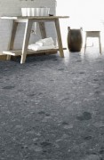 Terrazzo Dark Grey Matt 600 x 600