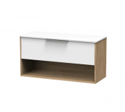 NIKAU PRO 1200 DRAWER OPEN ULTRA GLOSS WHITE/COLOUR