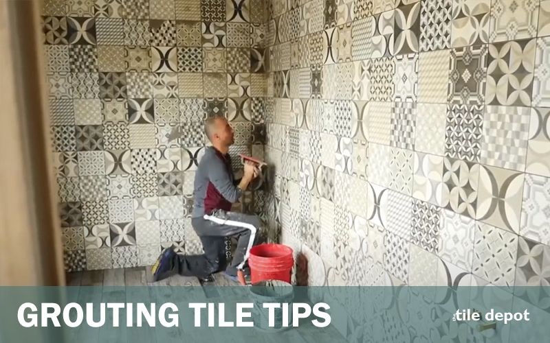 Grouting tile tips