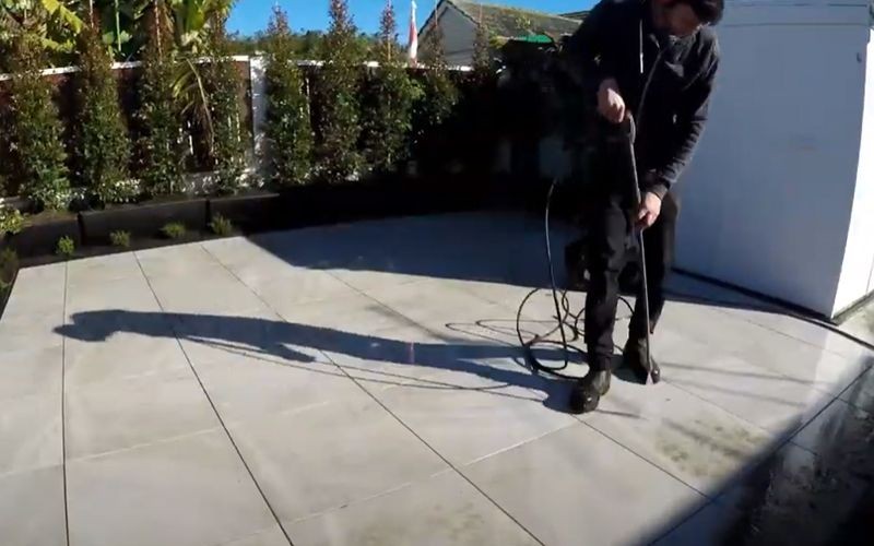 2CM Porcelain Paver backyard makeover - Versijacks