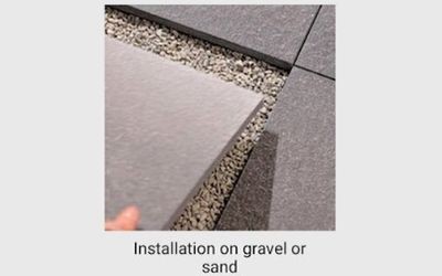 Installation on gravel guide
