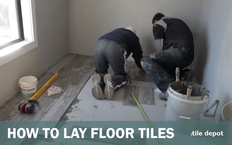 How to lay floor tiles